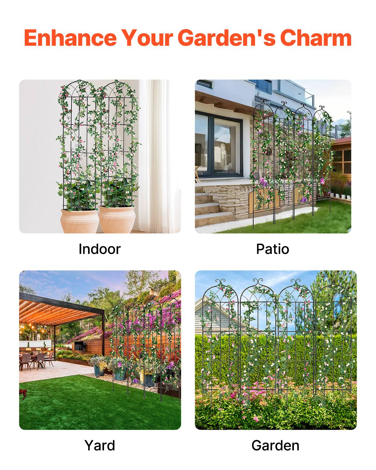 Enhance Your Garden's Charm

Indoor  
Patio  
Yard  
Garden