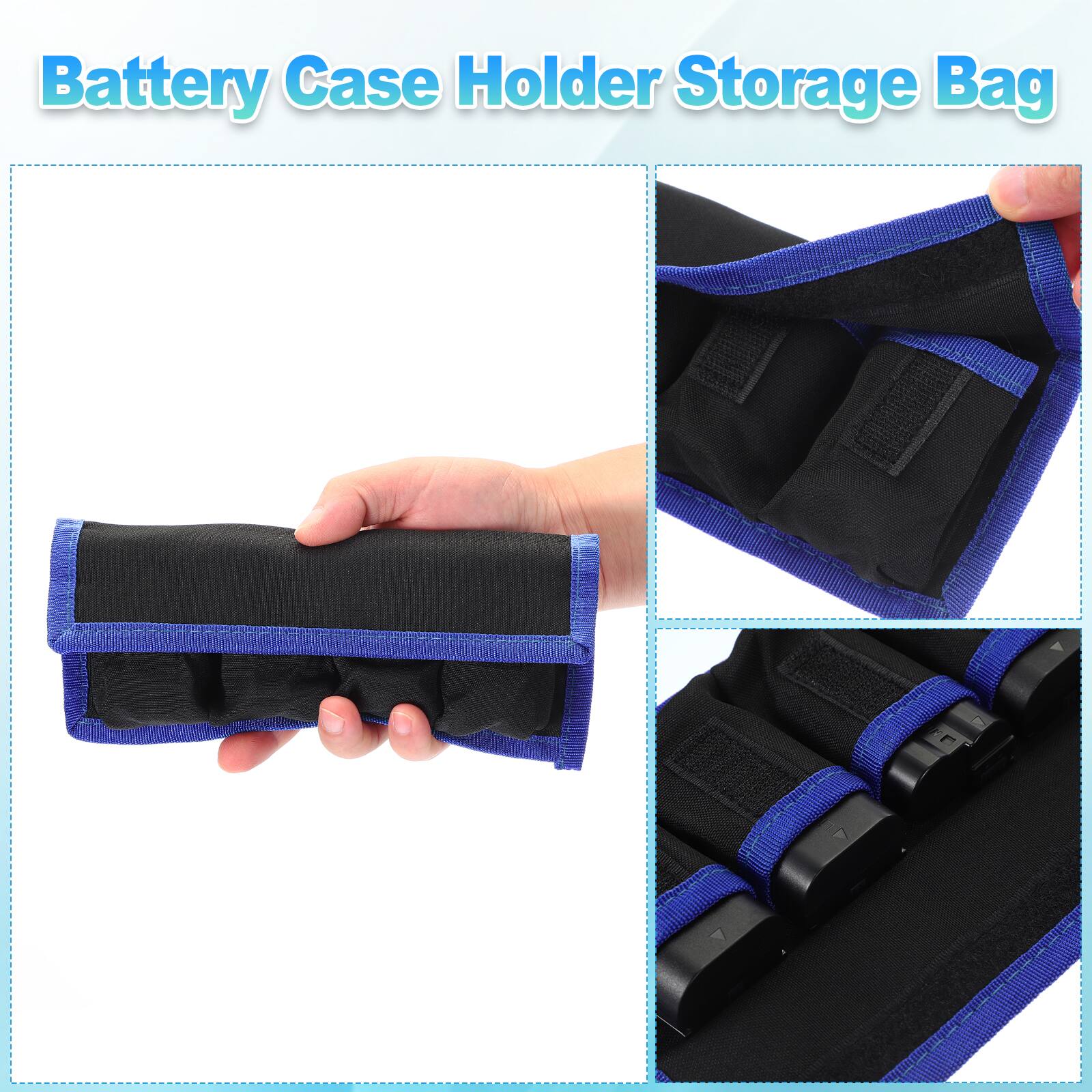 Battery Case Holder Storage Bag