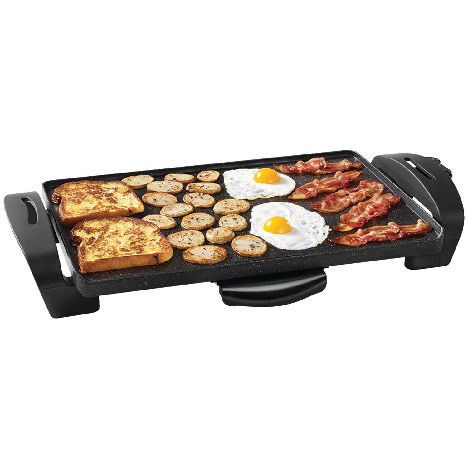 Alt View 3. THE ROCK by Starfrit - The Rock By Starfrit 024402-002-0000 19-in. X 13"-in. Electric Griddle - black.