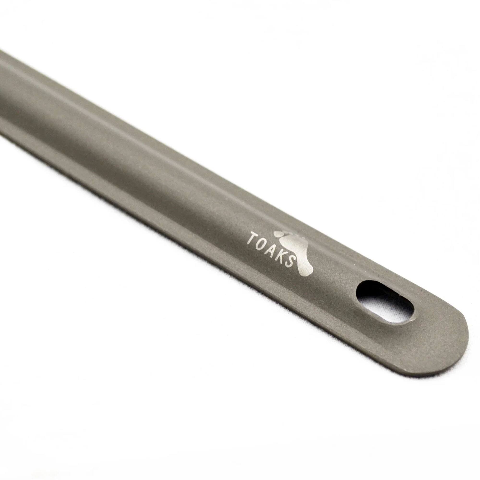 Alt View 1. TOAKS - TOAKS Titanium Long Handle Spoon with Polished Bowl - Green - Green.