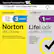 BEST Valid only if purchased from BUY 1 YEAR PRE-PAID SUBSCRIPTION Continuous protection renews automatically each year norton LifeLock by norton Includes Advanced 3 DEVICES 1 ADULT Al Scam Protection TM Norton LifeLock 360 Deluxe Identity Advisor Advanced AI Scam Protection, Dark Web Secure VPN and Virus Protection Monitoring and Identity Theft Restoration Support