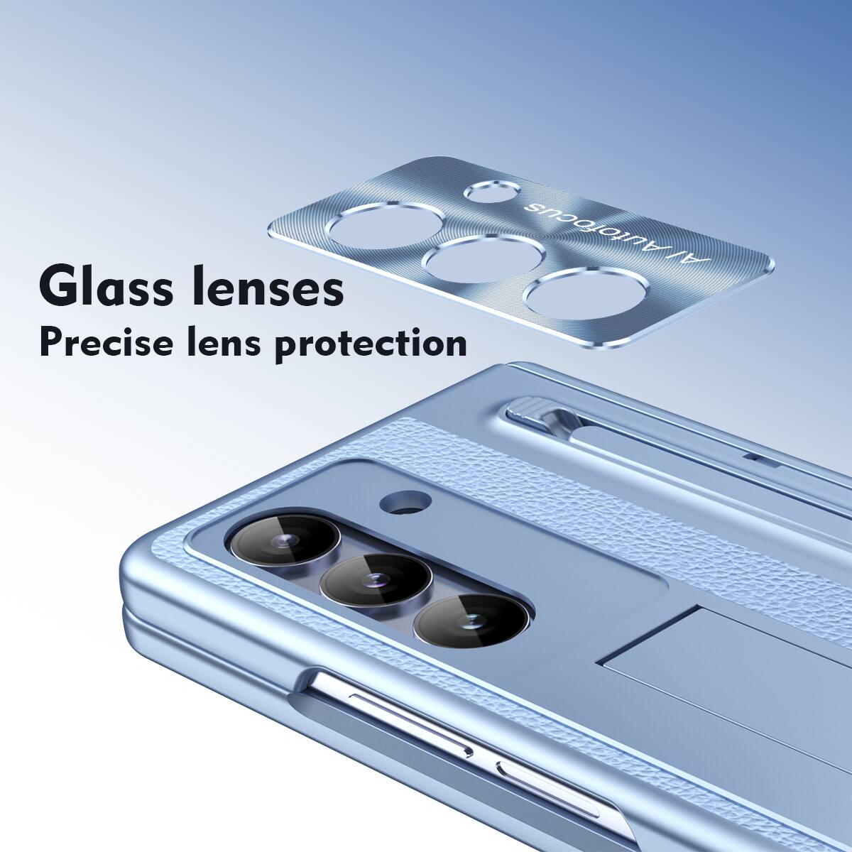 Glass lenses  
Precise lens protection
