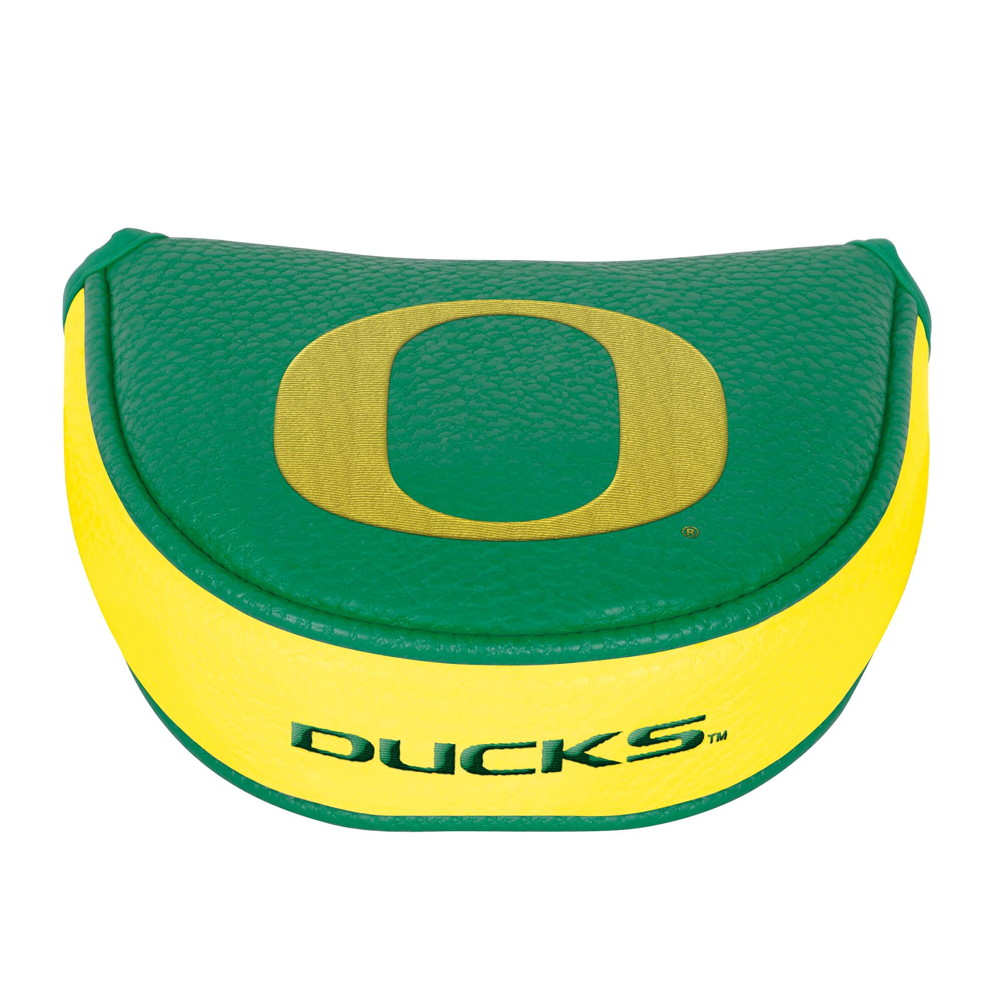 Front. WinCraft - Oregon Ducks Mallet Putter Cover - Multicolor.
