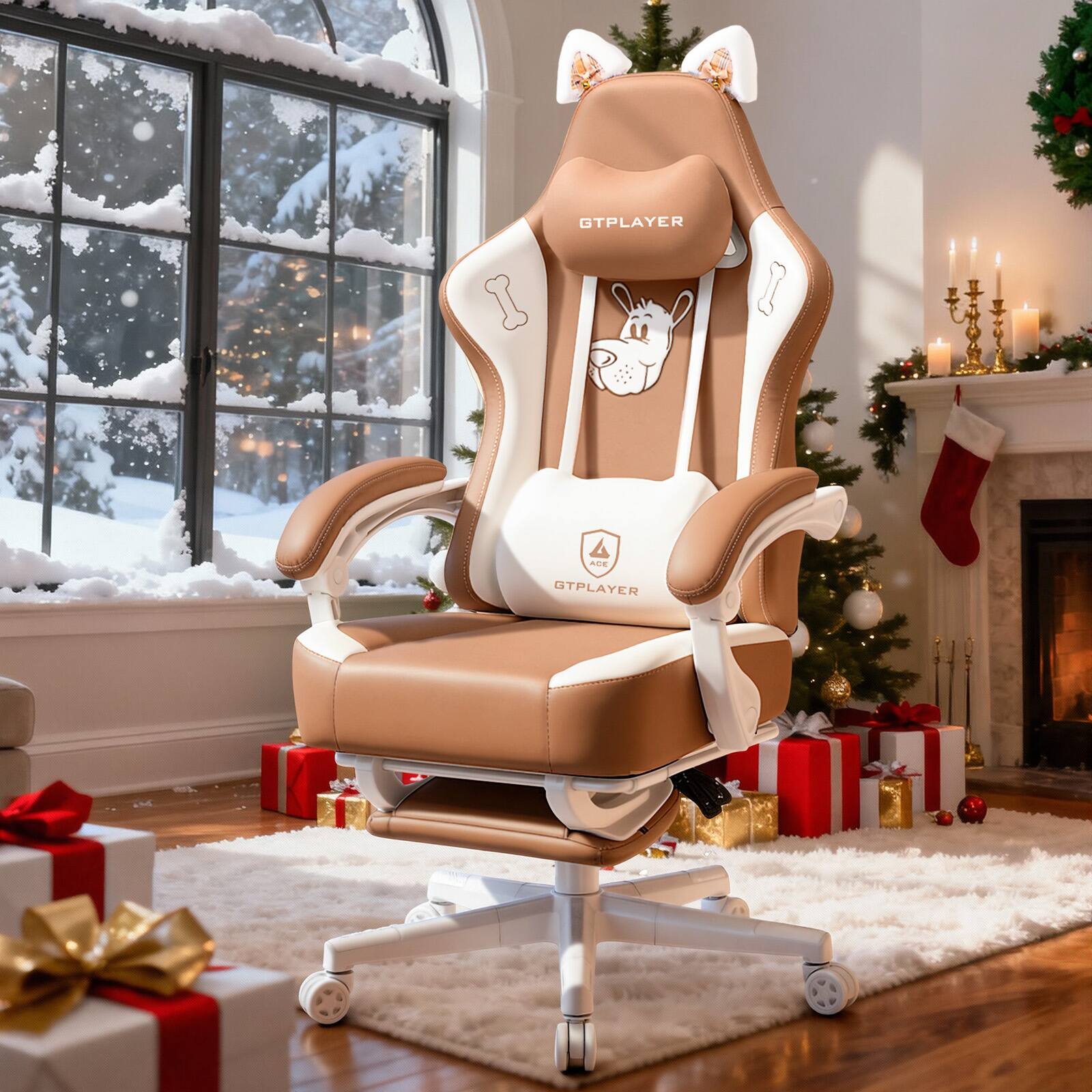 CloudRest Pro - Cute Faux Leather Computer Chair Comfortable Reclining Ergonomic Gaming Chair - Yellow price history on PriceWatchPro