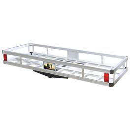 Tow Tuff - TTF-2260A 60" 500 Pound Aluminum Camping Gear or Luggage Cargo Carrier - Silver