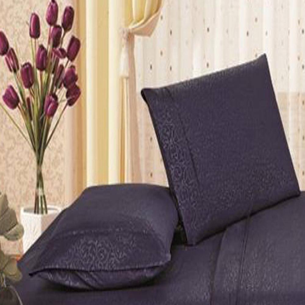 Alt View 1. Plazatex - Plazatex Vine Print 90GSM Brushed Microfiber Soft Wrinkle Free Sheet Set - Twin 39x75", Navy - navy.