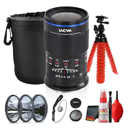 Venus Optics Laowa 65mm f/2.8 2X Ultra Macro APO Lens Pro Bundle - Black
