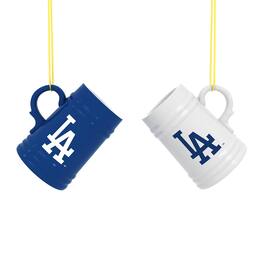 Evergreen Enterprises - Los Angeles Dodgers Two-Pack 3" Mini Stein Ornament Set - Multicolor