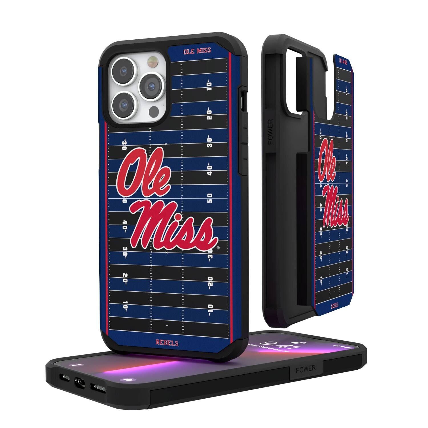Keyscaper - NCAA - Ole Miss Rebels Field iPhone Rugged Case - 14 Pro Max - Multicolor price history on PriceWatchPro