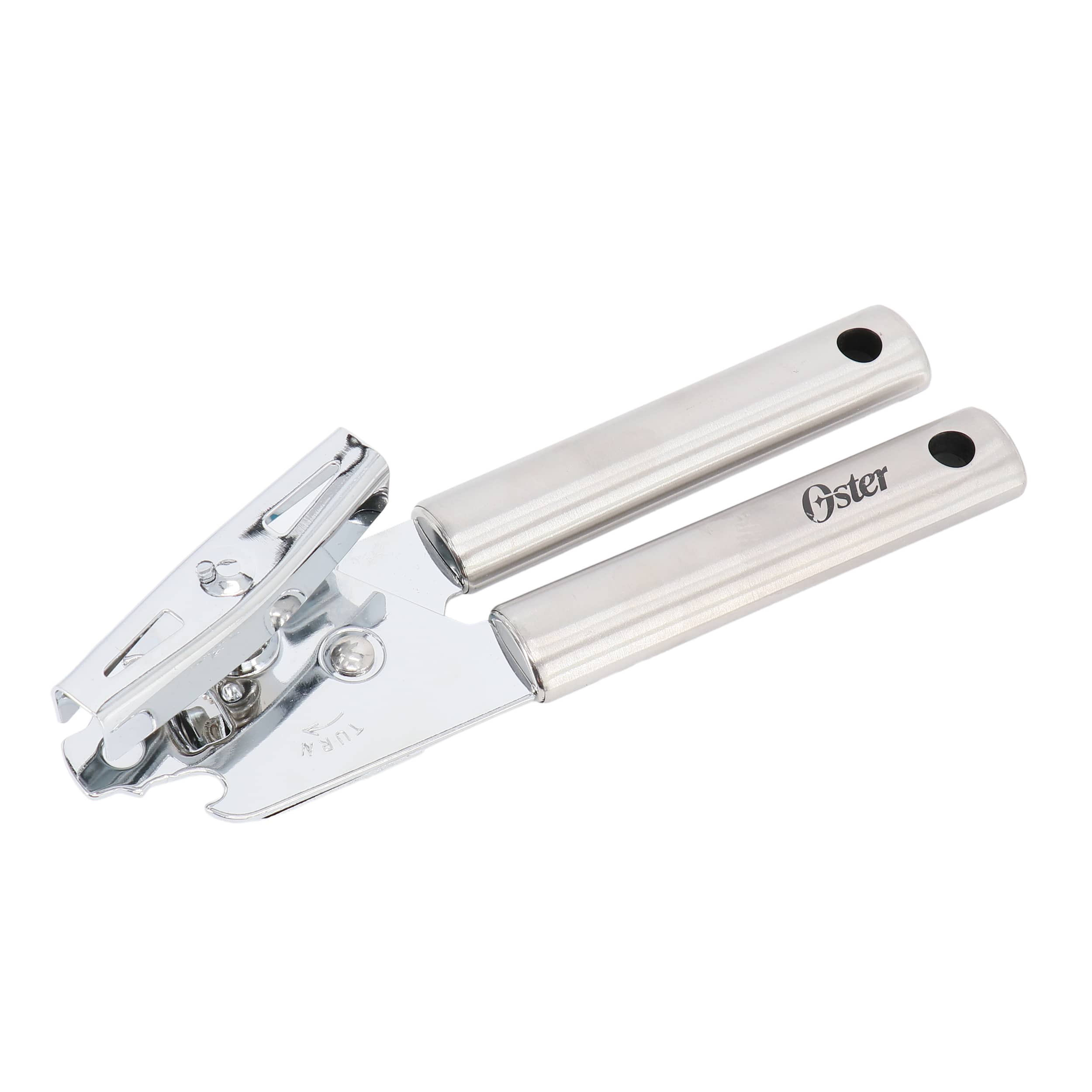 Oster - Baldwyn 7.5 Inch Stainless Steel Can Opener - Silver