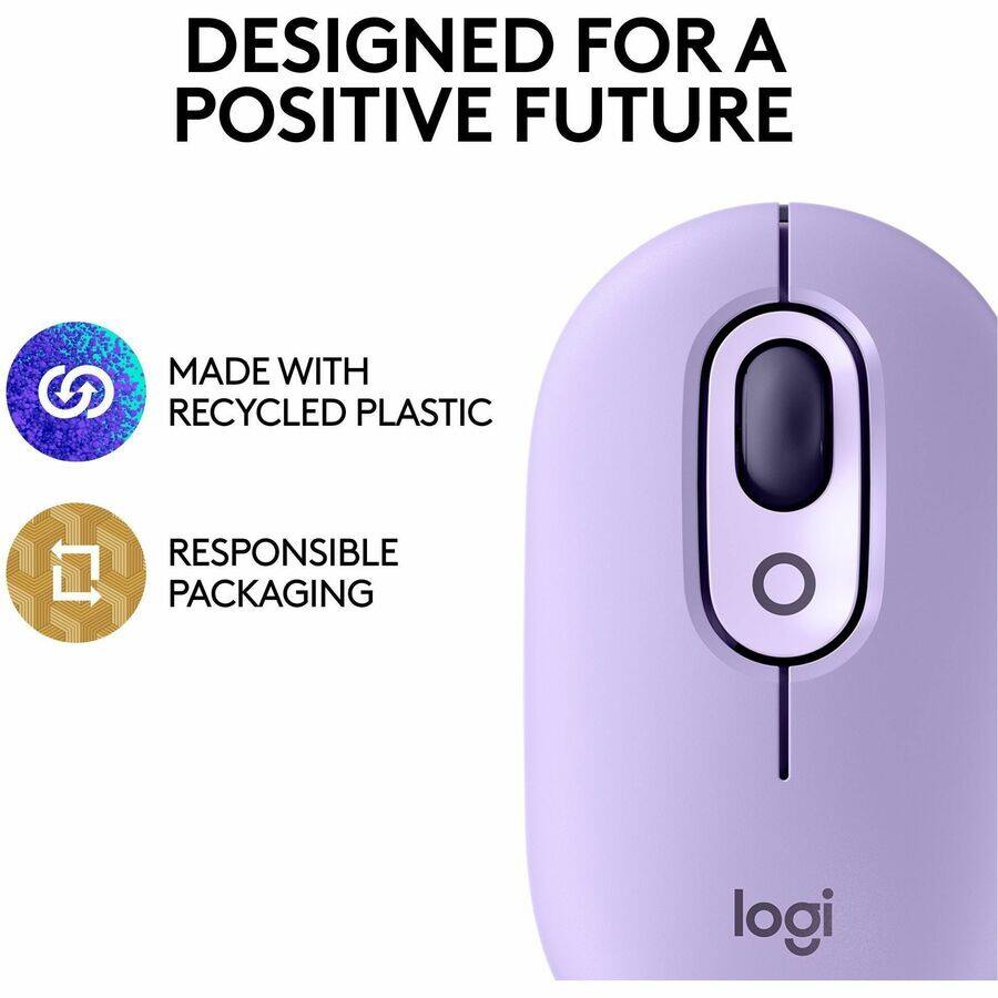 DESIGNED FOR A POSITIVE FUTURE

MADE WITH RECYCLED PLASTIC

RESPONSIBLE PACKAGING

logi