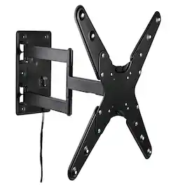 Mount-It! - Locking RV & Trailer Full-Motion TV Wall Mount for 32–55″ TVs, 77 lb, Detachable VESA - Black