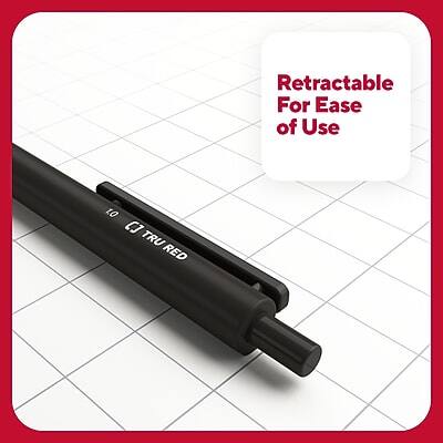 Retractable For Ease of Use

10 TRU RED