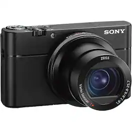 Sony - RX100VA 20.1MP Digital Camera: RX100 V Cyber-shot Camera with Hybrid 0.05 AF, 24fps Shooting Speed & Wide 315 Phase
