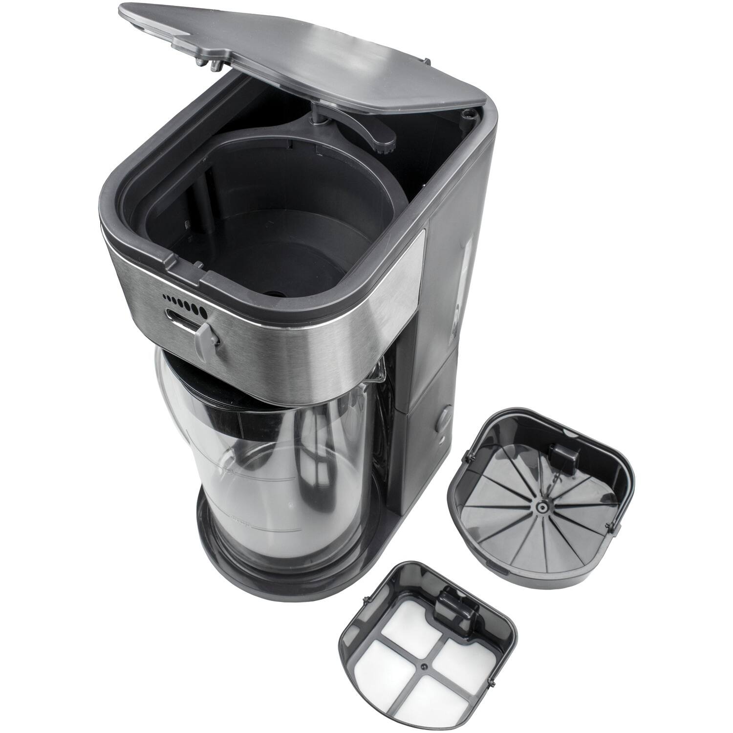 Alt View 8. Brentwood - Brentwood Iced Tea and Coffee Maker in Black with 64 Ounce Pitcher - Black.