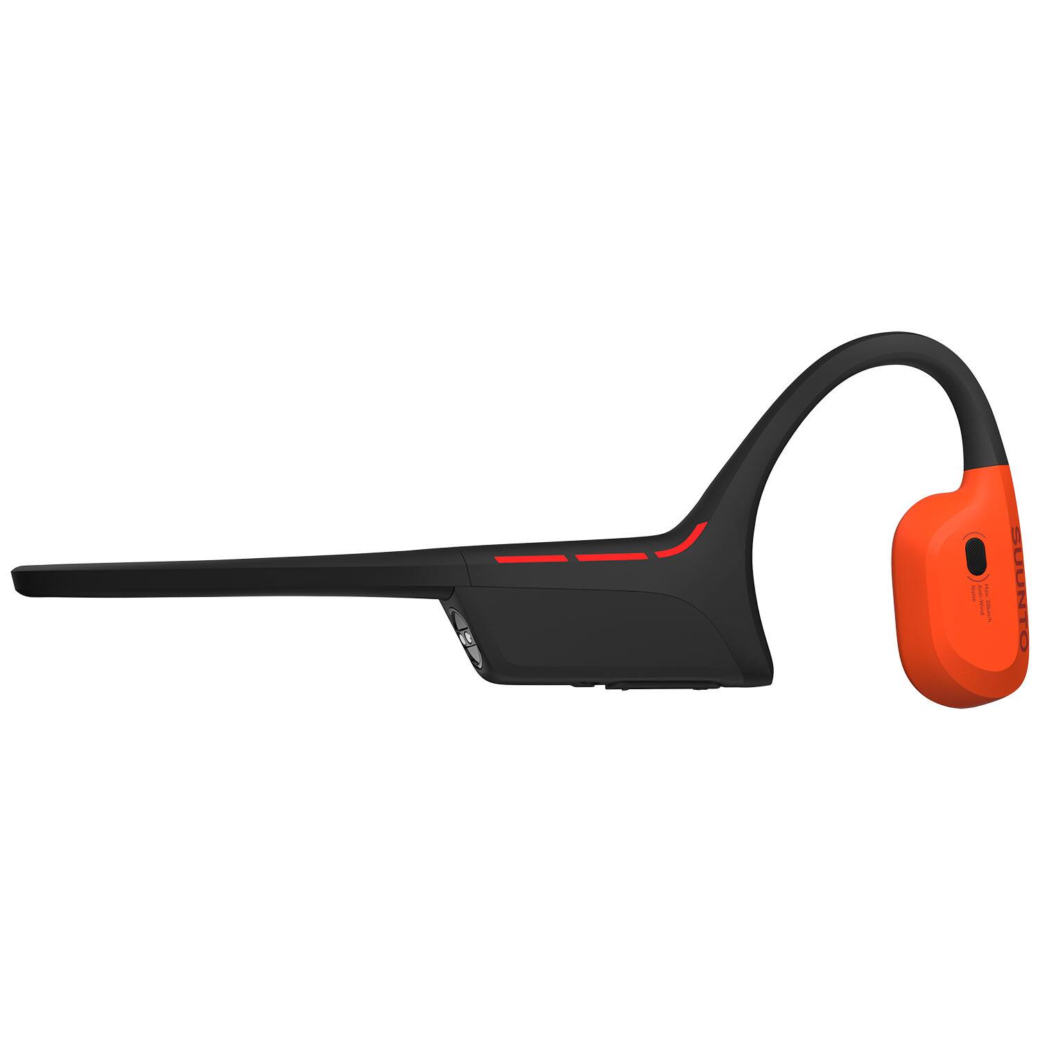 Back. SUUNTO - Suunto WING 2 Waterproof Open-Ear Bone Conduction Sports Bluetooth Headphones - Coral Orange - Orange.