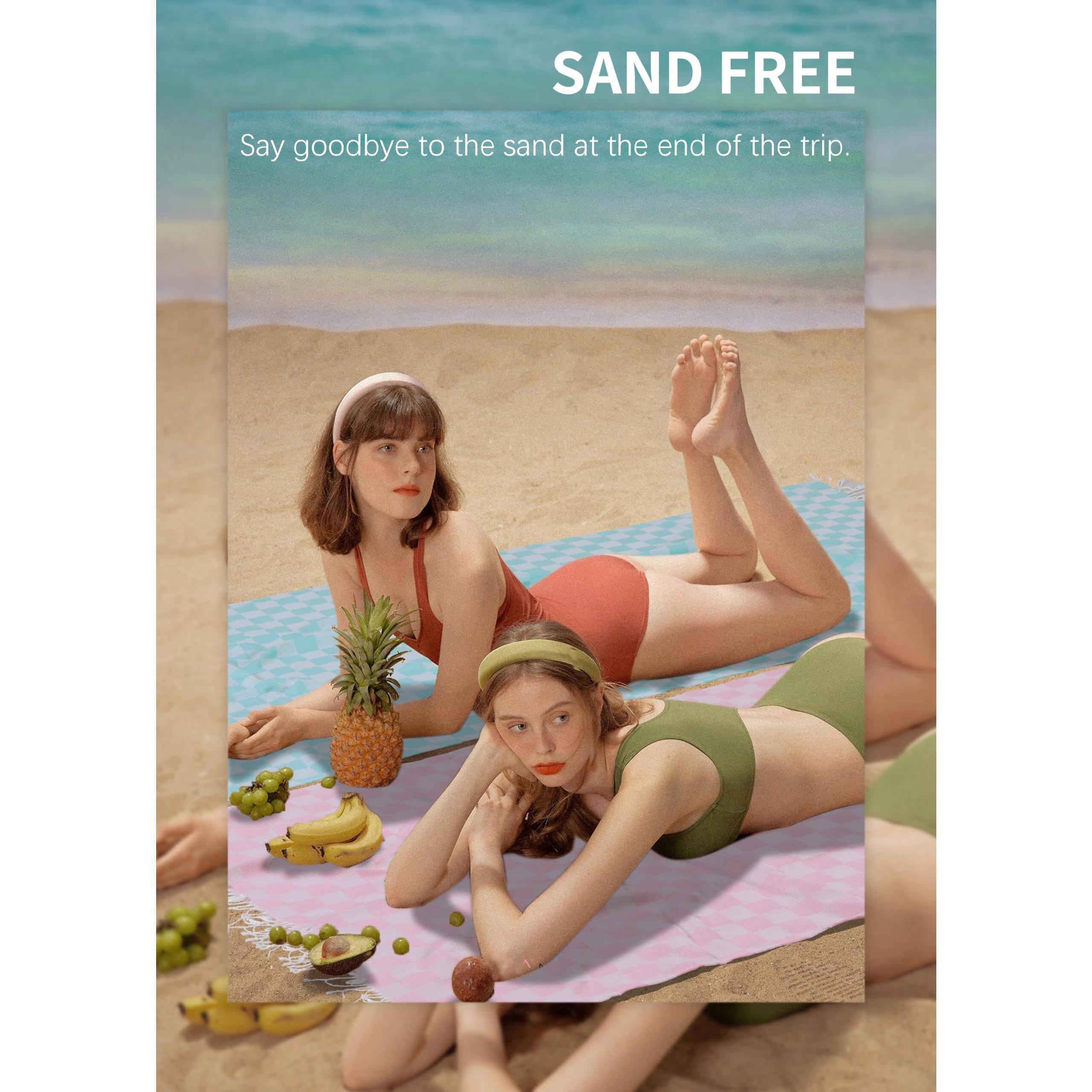 SAND FREE

Say goodbye to the sand at the end of the trip.