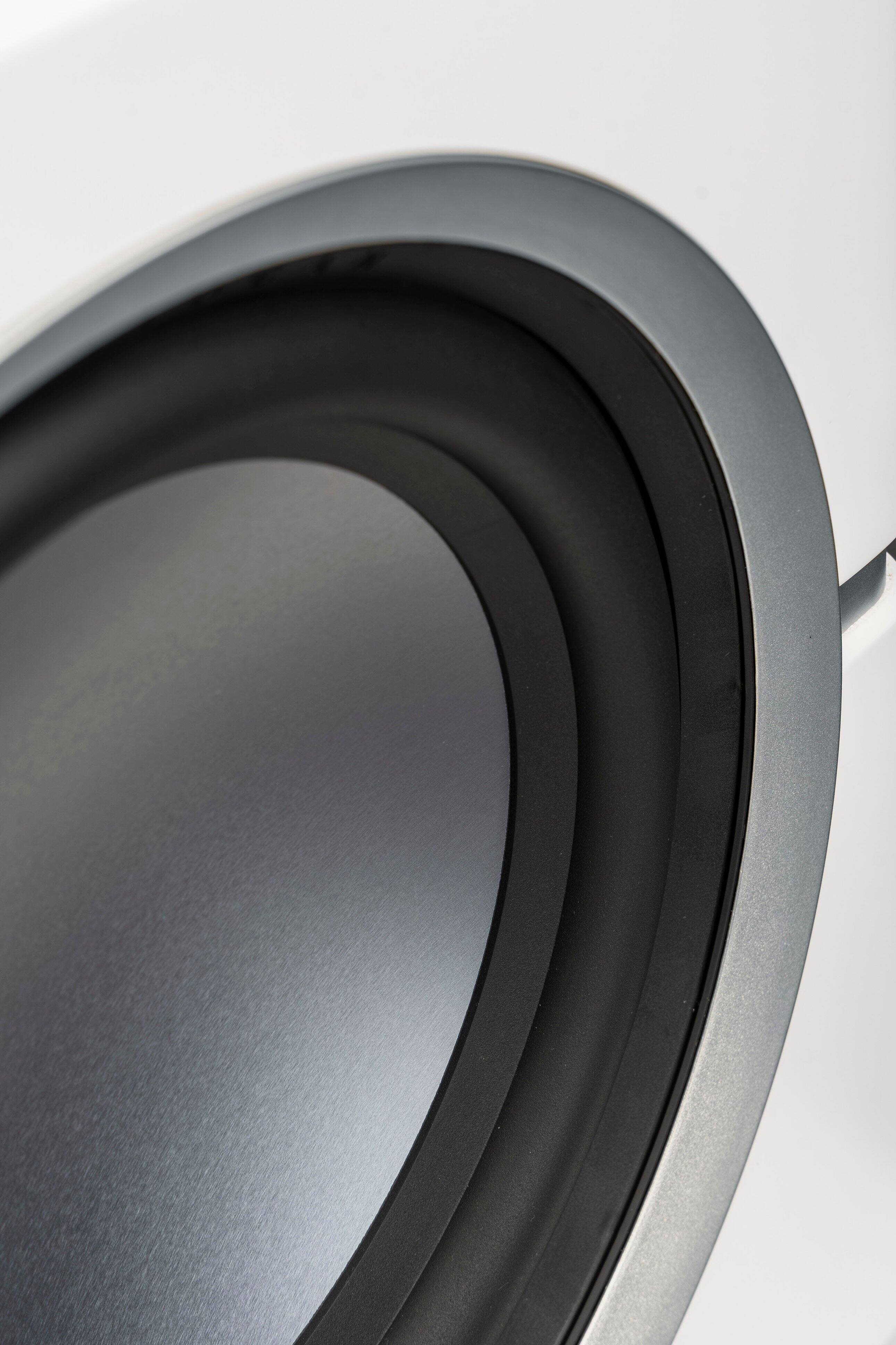 Alt View 19. MartinLogan - Dynamo 10, 10” Sealed, Powered Subwoofer, with Magnitude MT-1kW Amplifier, Sub Control App, and Wireless Built-In - Satin White.