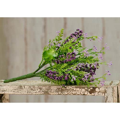 BreeBe - Eucalyptus Lavender Berry Pick 11-1/2" - Lavender, Green