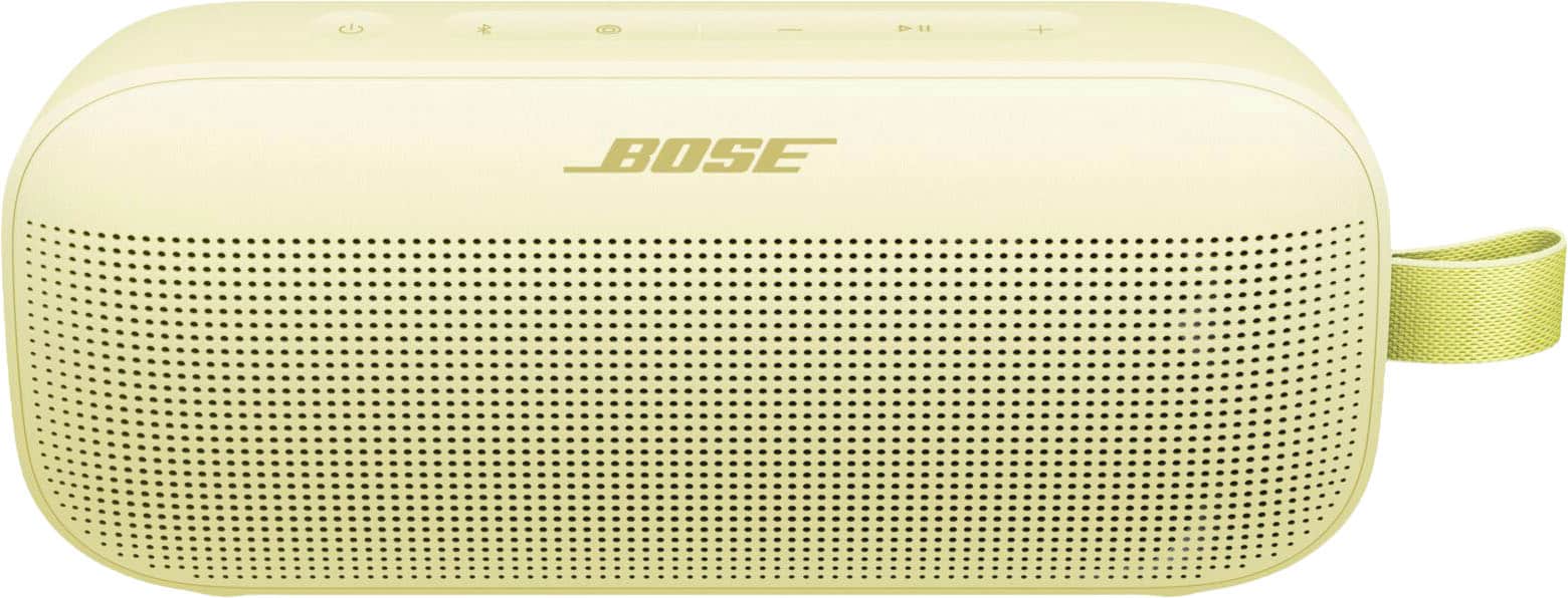 Bose - SoundLink Flex (2nd Gen) Portable Bluetooth Speaker with Waterproof/Dustproof Design - Citrus Yellow - Front_Zoom