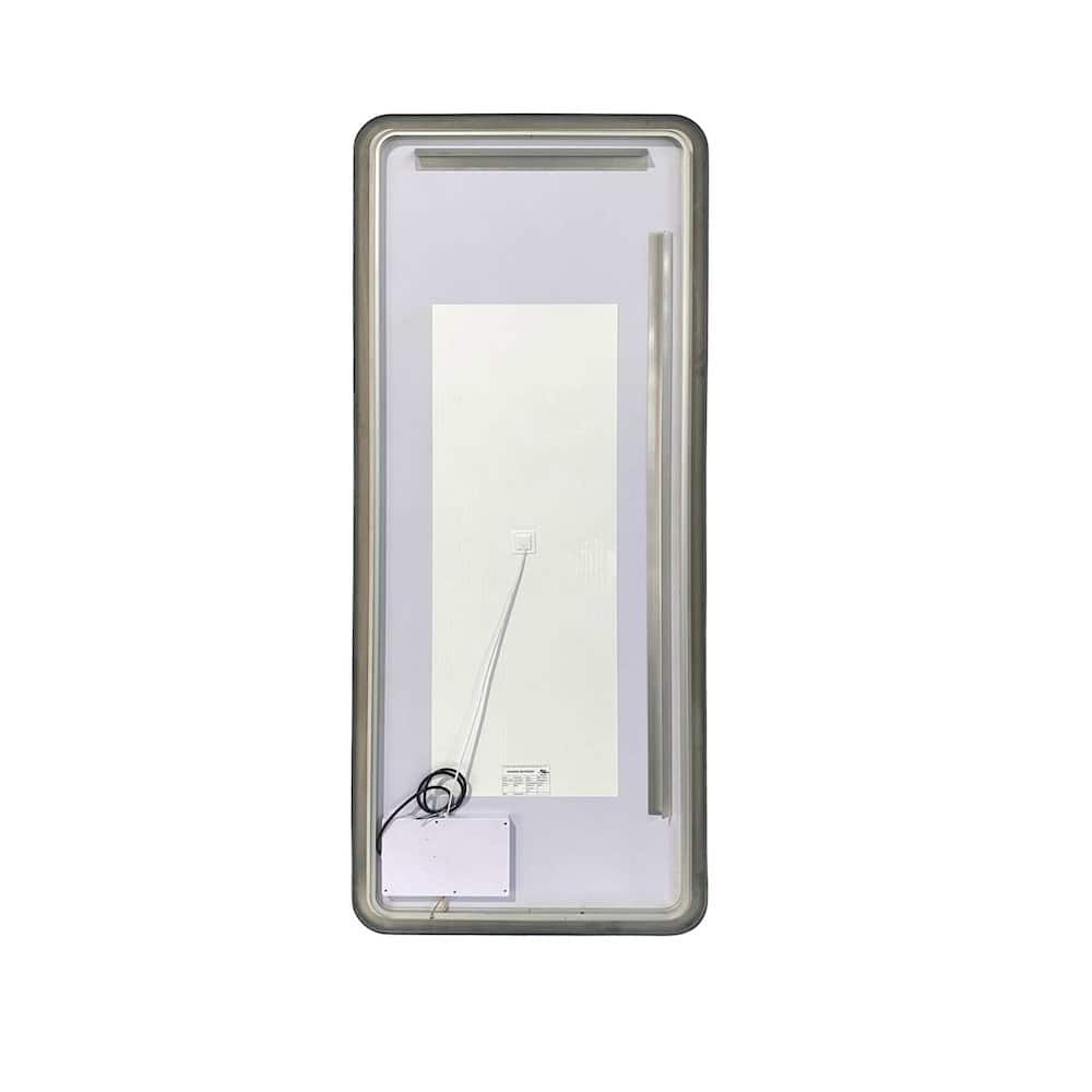 Elegant Kitchen and Bath - 72 Inch Rectangle LED Front and Backlit Wall Mirror - Black price history on PriceWatchPro