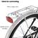 Ideal for commuting
Rear cargo rack
Splash-proof fenders