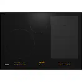 Miele - KM 7735 FL 30" Flush Mounted Induction Cooktop - Black