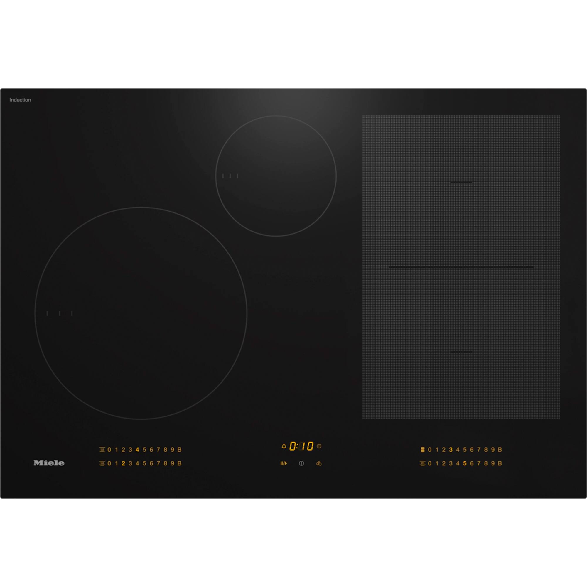 Induction 111 -A 01234567898 0:10 O 10 O 20123456789B Miele H0 01234567898 de 1  K 0123456789B