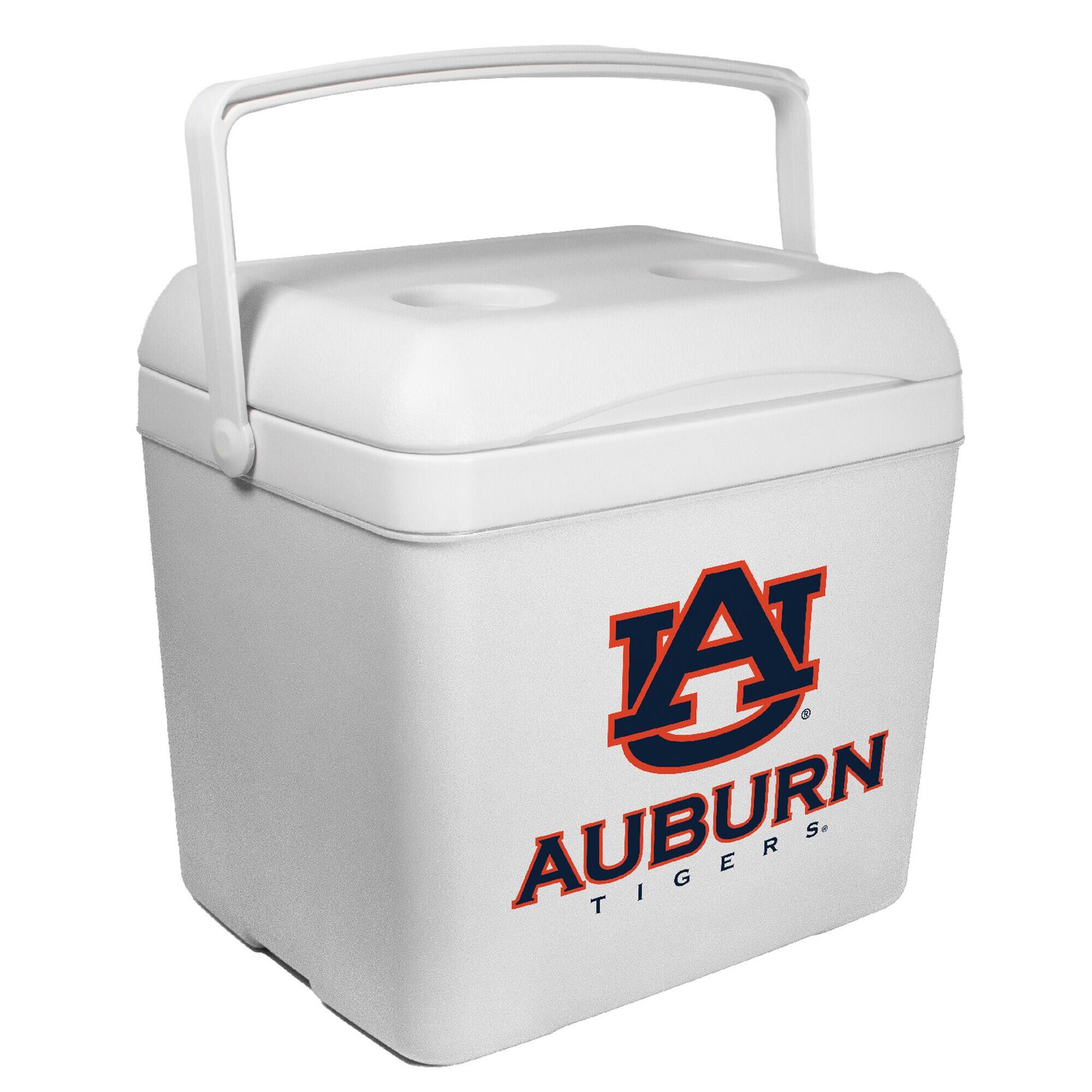 Indigo Falls - Auburn Tigers 24-Can Tailgate Cooler - White