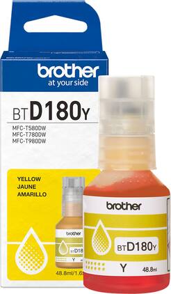 Brother - Genuine BTD180Y High-Yield Yellow Ink Bottle