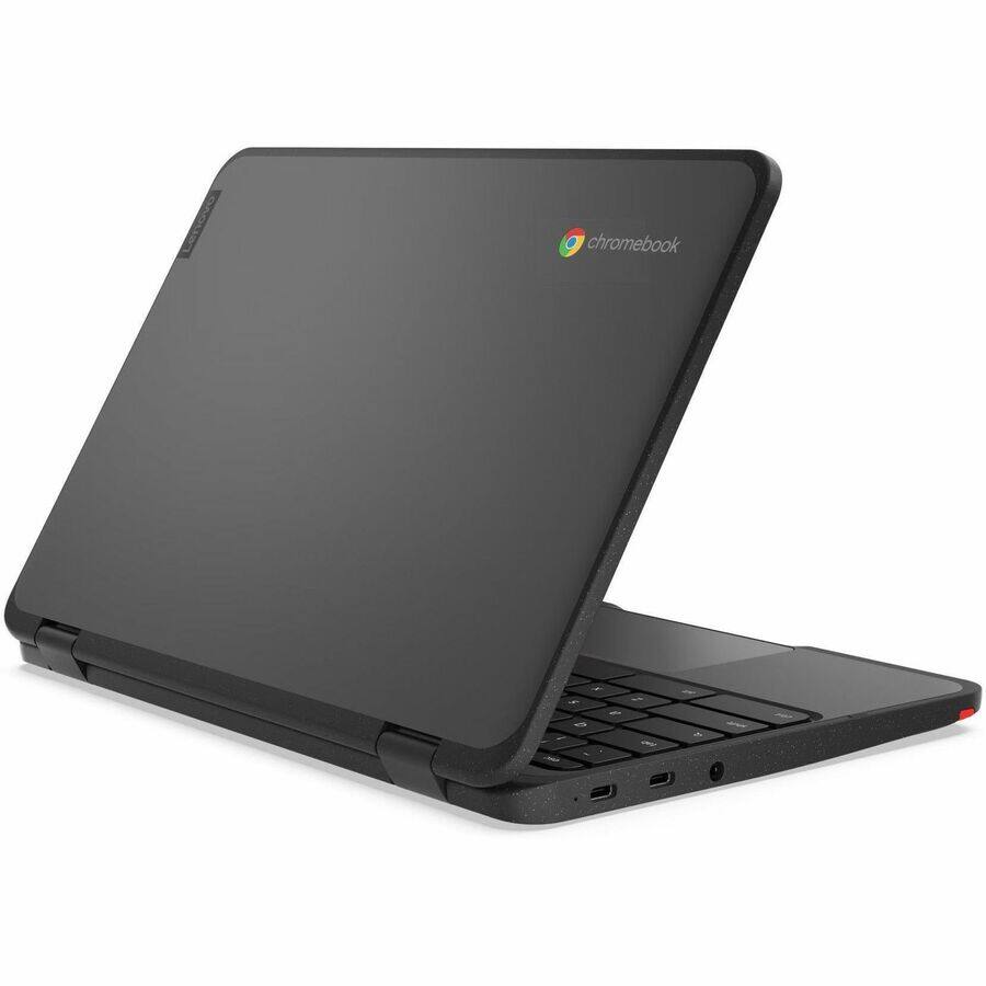 Alt View 7. Lenovo - Lenovo 500e 11.6" HD Touchscreen Convertible 2 in 1 Chromebook Intel N100 8GB RAM 64GB eMMC Gray - Intel N-Series N100 - Gray.
