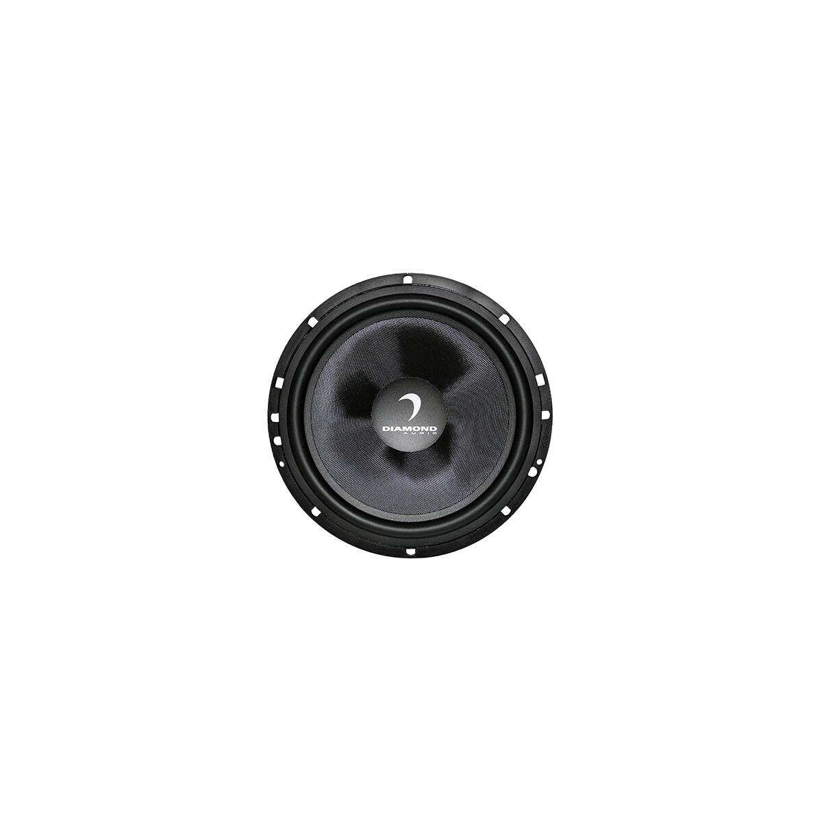 Angle. Diamond Audio - Diamond Audio -DES65C - 6.5" 2-Way Component System 25mm Aluminum Dome Tweeter - Black.
