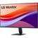 Left. LG - LG 24U411AB 24 inch IPS FHD 120Hz HDR10 Flicker Safe Monitor with Slim Stand - black.
