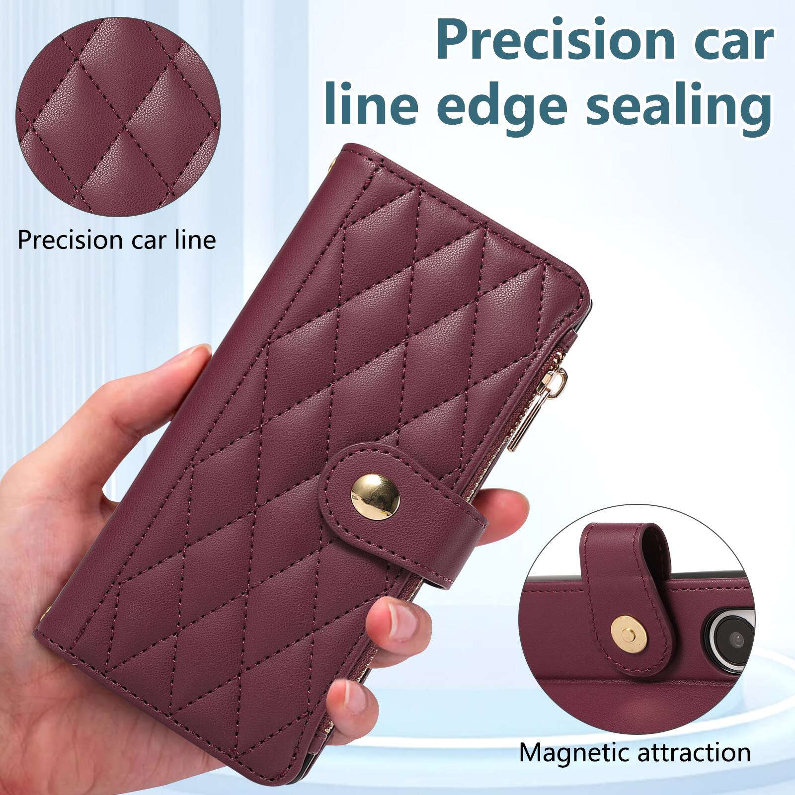 Precision car line edge sealing  
Precision car line  
Magnetic attraction