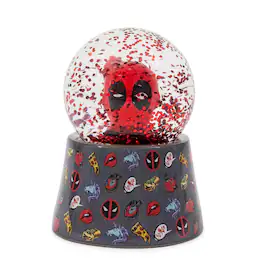 Marvel - Deadpool 3-Inch Mini Light-Up Snow Globe - Red
