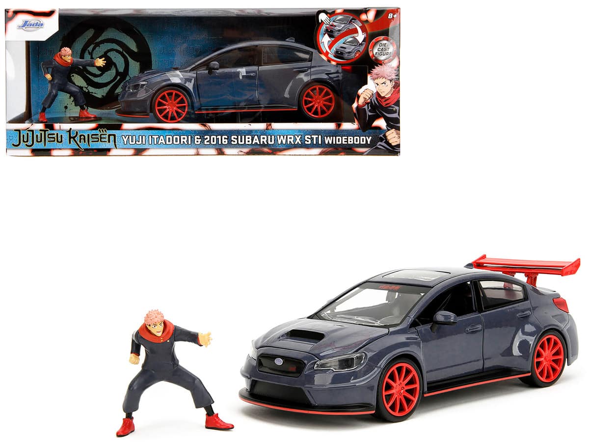 Jada 2016 Subaru WRX STI Widebody w/ Yuji Itadori Figure – Jujutsu