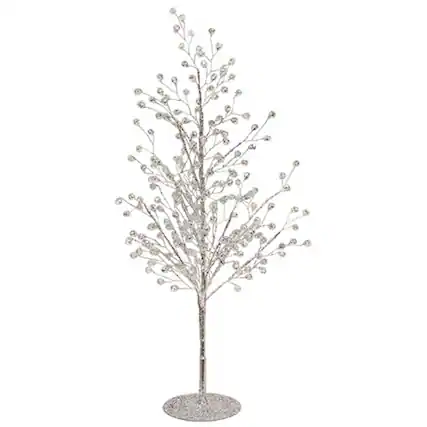 Front. BreeBe - Icy Gems Tree 18" - White.
