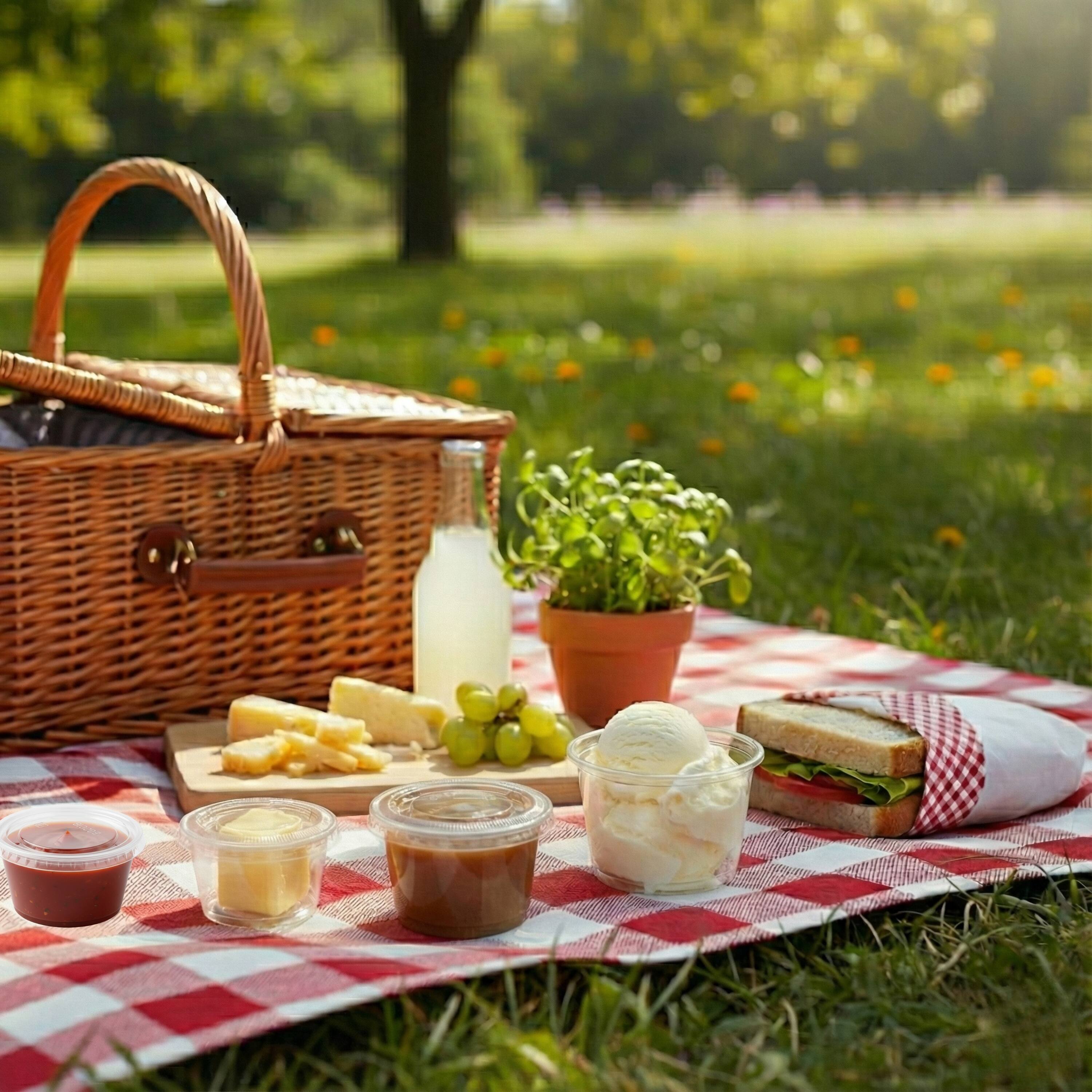 Alt View 7. Eco Harmony Products - Portion Cup (PP), 1.5oz, 2500-Pack - Clear.