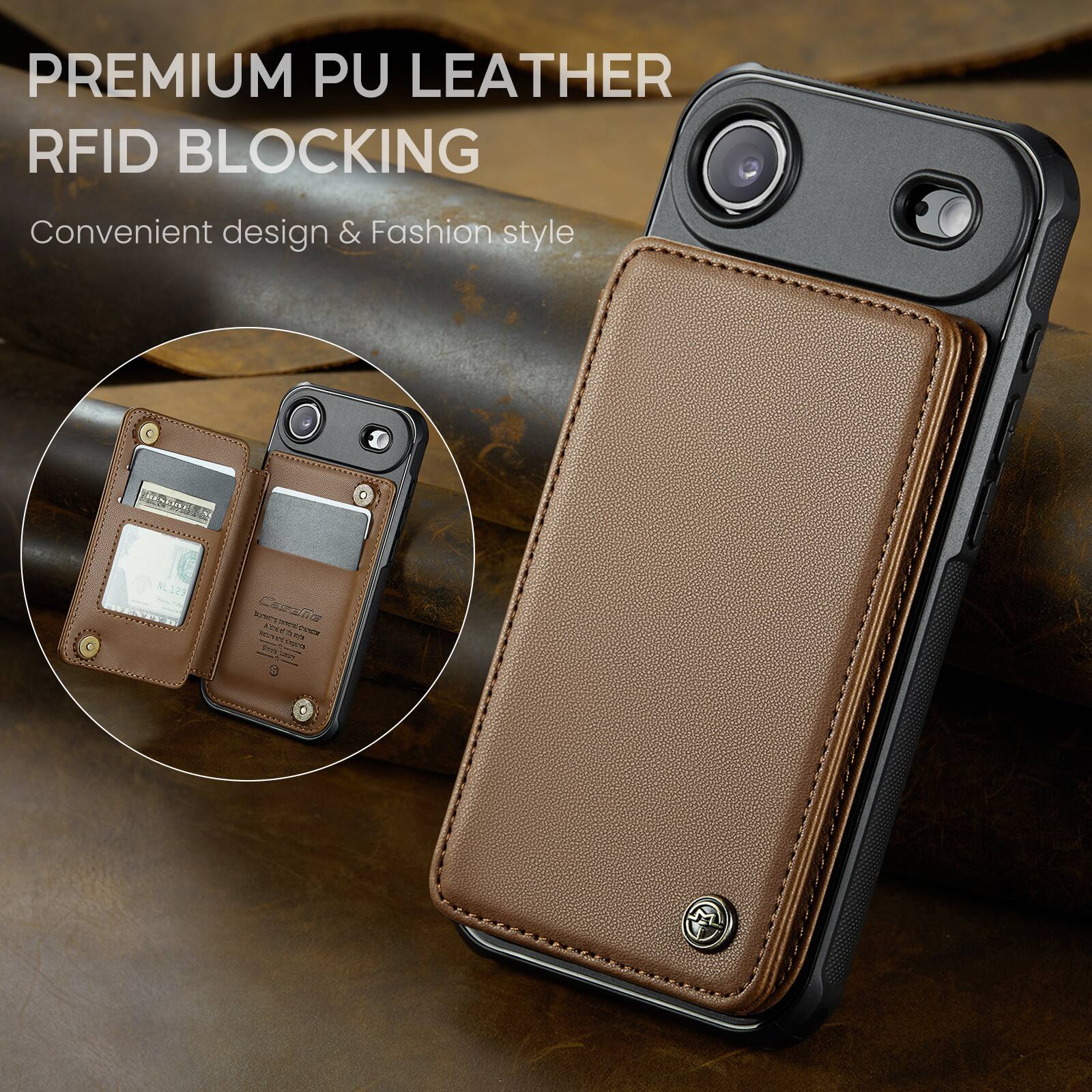 PREMIUM PU LEATHER RFID BLOCKING  
Convenient design & Fashion style  
MENTRER AN 2 S VL129