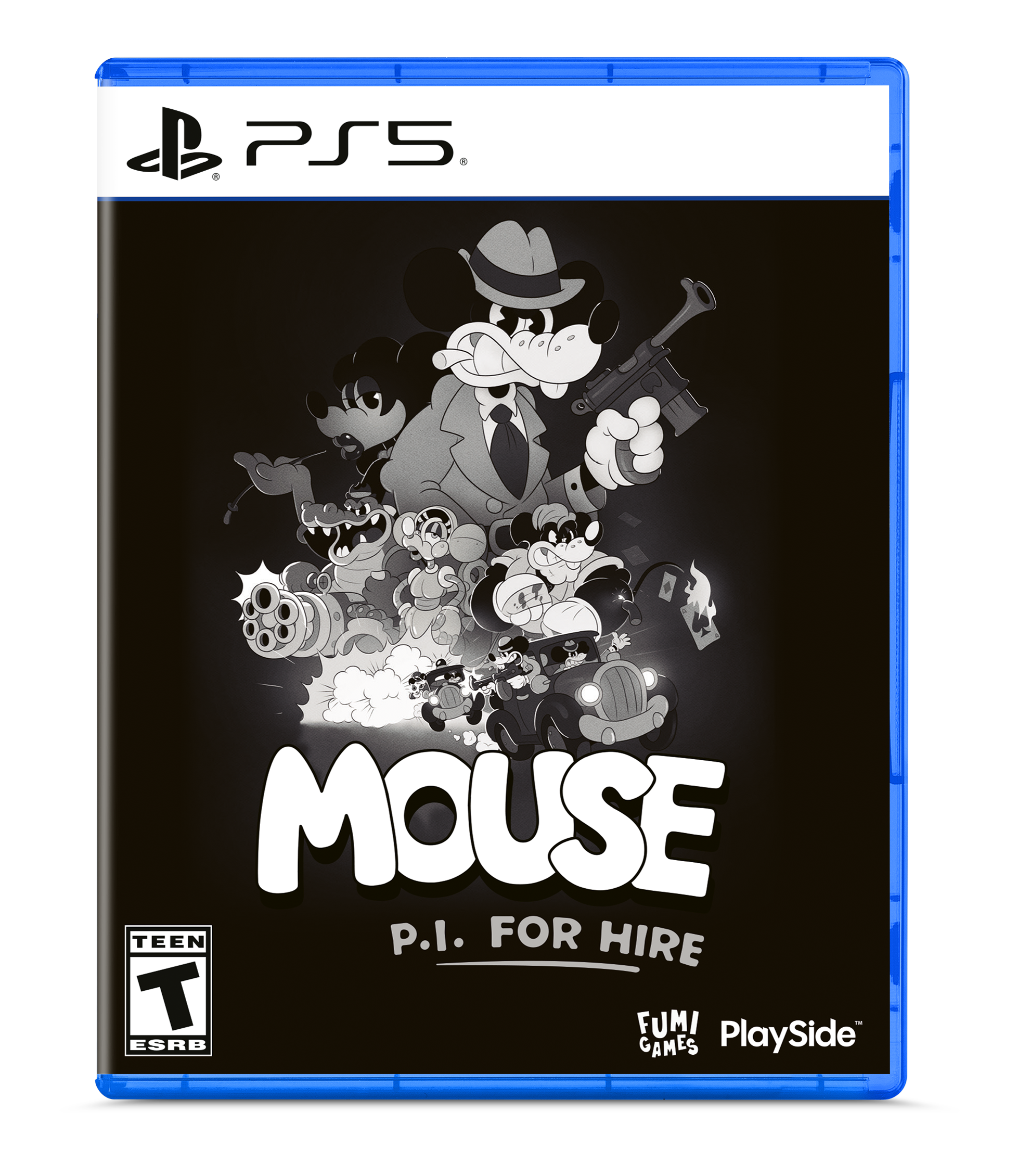 PS5 MOUSE P.I. FOR HIRE T FUMI ESRB CAMES PlaySide