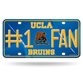 Rico Industries - UCLA Bruins #1 Fan Metal License Plate Tag - Number One - Multi