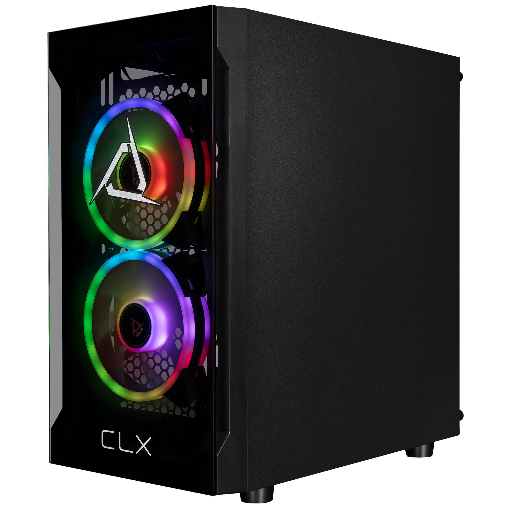 Alt View 2. CLX - CLX Set Gaming Desktop - AMD Ryzen 7 8700G - 16GB DDR5 5600 Memory - Radeon 780M (CPU Integrated) - 1TB NVMe M.2 SSD - Black.