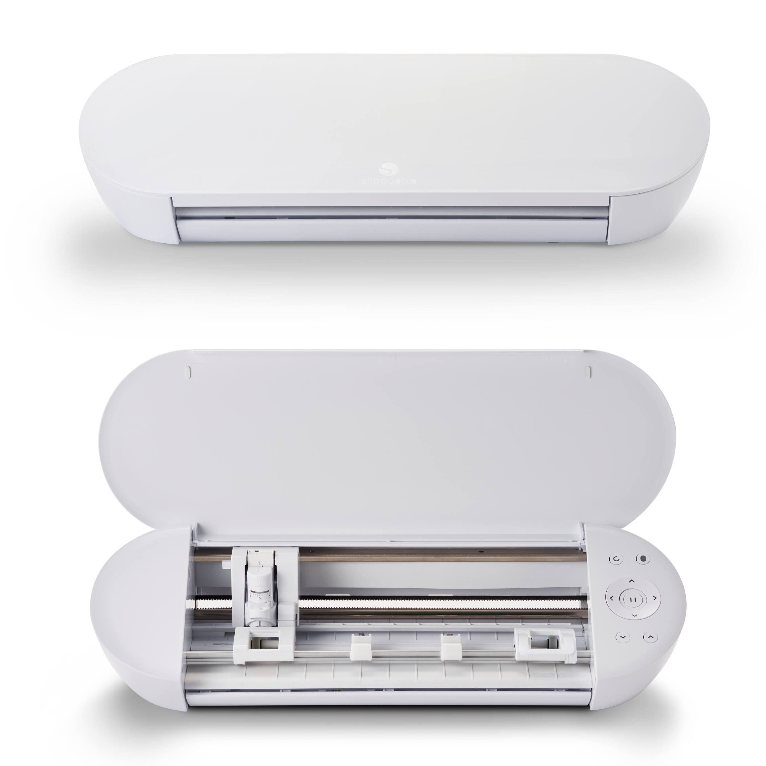 Alt View 1. Silhouette - Portrait 4 Electrostatic Mat Bundle - White.