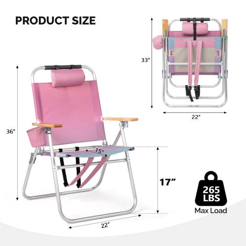 PRODUCT SIZE  
33" x 22" x 36"  
15" x 17" x 22"  
265 LBS Max Load