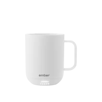 Front. Ember - Mug 3 Smart Heated Coffee Mug Temperature Control, 10 oz - White.