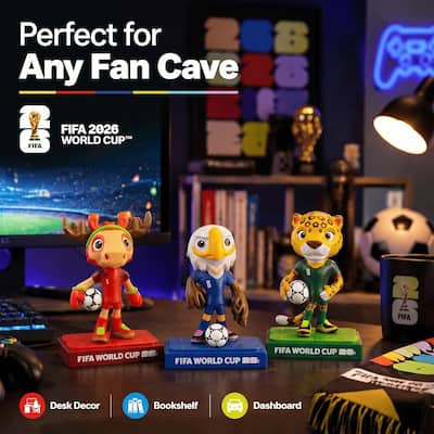 FIFA 2026 World Cup Official Licensed Mascot Figurines Set of 3 FIFA 2026 World Cup Official Licensed Mascot Figurines Set of 3