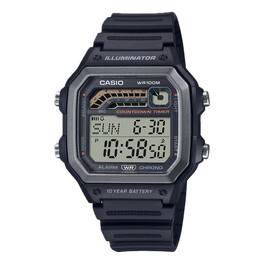 Casio - Men's Digital Watch with Band - WS-1600H-1AVCF - Black