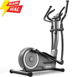 HARISON - Elliptical Machine for Home 350 LBS, Magnetic Elliptical Trainer with 16-Level Resistance (BBE1190BLACK) - Black