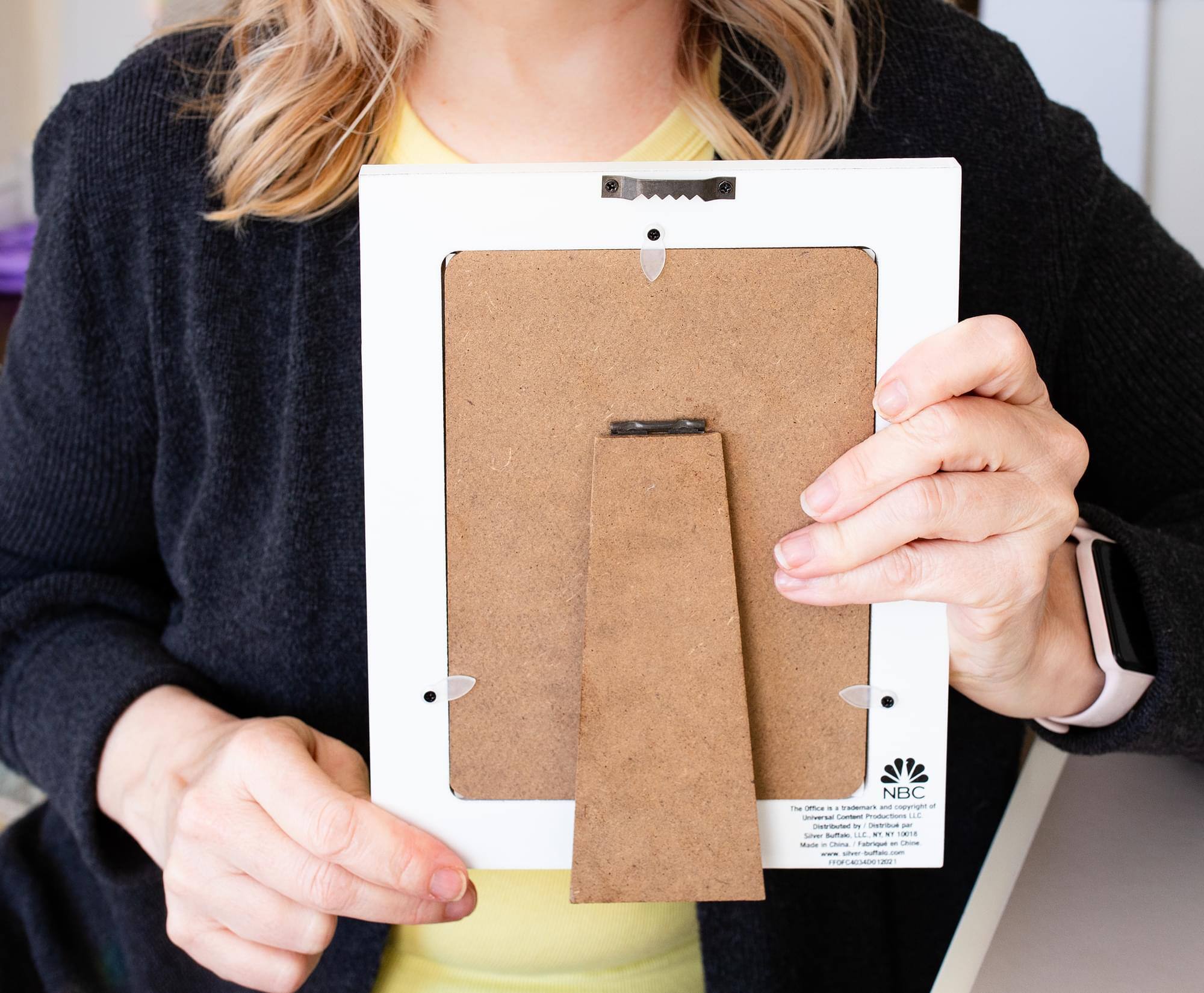 NBC - The Office is a trademark of Universal Content Productions LLC. Distributed by NBC Universal Media, LLC. Made in China. Fabricated in China. TOCELD1A