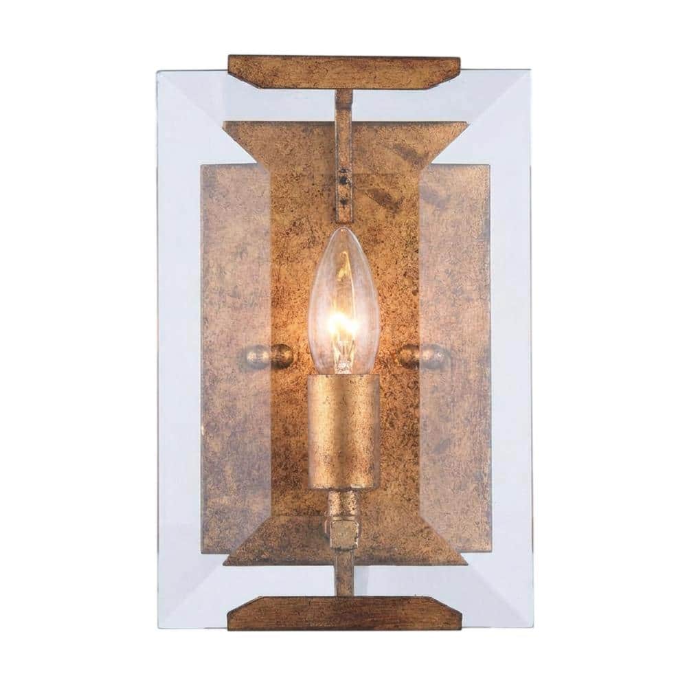 Urban Classic - Monaco 1 light Wall Sconce Glass Crystal - Golden Iron price history on PriceWatchPro
